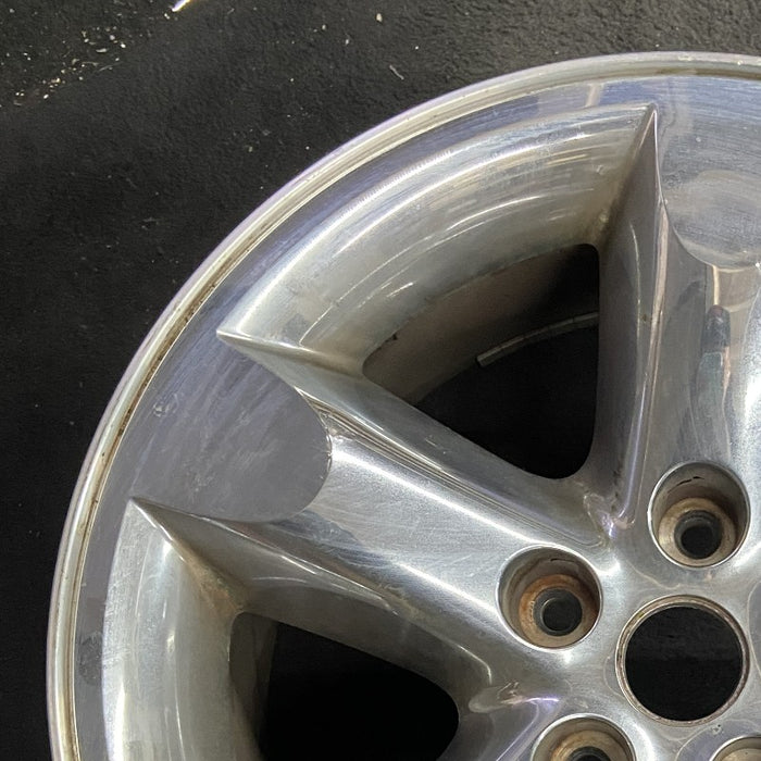 20" DODGE 1500 PICKUP 06 5 lug 20x9 aluminum w/o argent Original OEM Wheel Rim - Side Profile