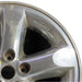 20" DODGE 1500 PICKUP 06 5 lug 20x9 aluminum w/o argent Original OEM Wheel Rim - Side Profile