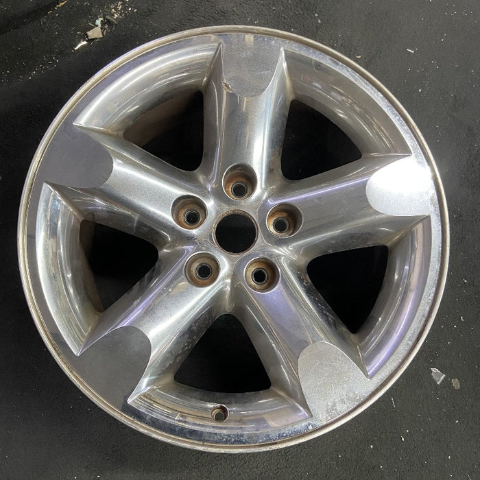 20" DODGE 1500 PICKUP 06 5 lug 20x9 aluminum w/o argent Original OEM Wheel Rim - Front View