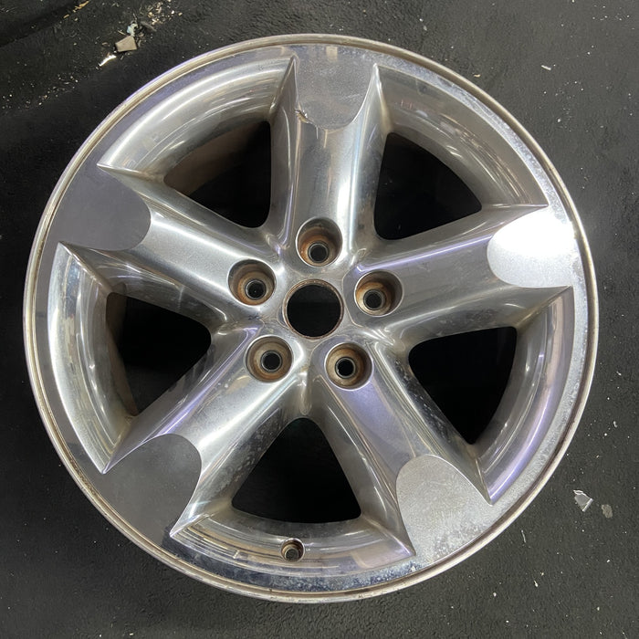 20" DODGE 1500 PICKUP 06 5 lug, 20x9 , w/o argent Original OEM Wheel Rim - Angle View