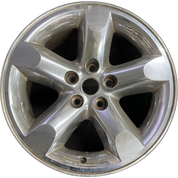 20" DODGE 1500 PICKUP 06 5 lug, 20x9 , w/o argent Original OEM Wheel Rim - Front View