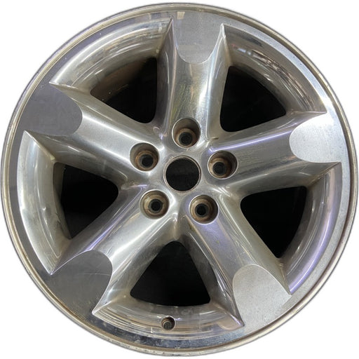20" DODGE 1500 PICKUP 06 5 lug 20x9 aluminum w/o argent Original OEM Wheel Rim - Front View