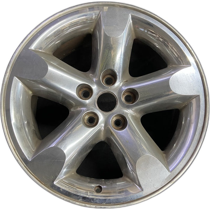 20" DODGE 1500 PICKUP 06 5 lug 20x9 aluminum w/o argent Original OEM Wheel Rim - Front View