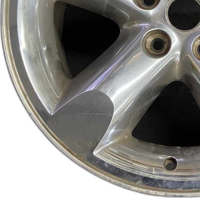 20" DODGE 1500 PICKUP 06 5 lug 20x9 aluminum w/o argent Original OEM Wheel Rim - Back View