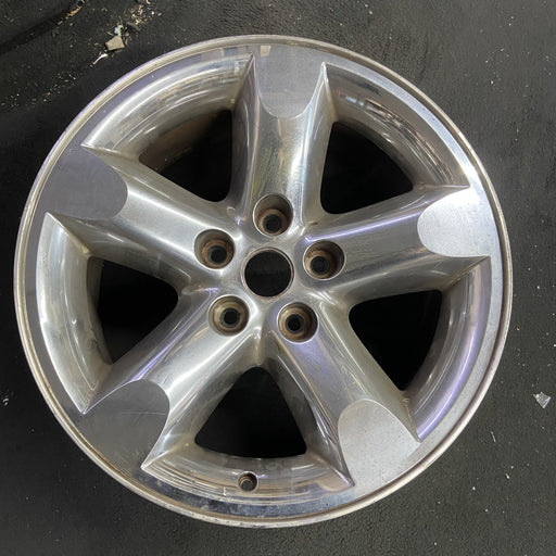 20" DODGE 1500 PICKUP 06 5 lug, 20x9 , w/o argent Original OEM Wheel Rim - Angle View