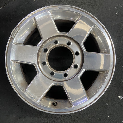 17" DODGE 2500 PICKUP 10-13 17x8, aluminum, 6 spoke, smooth spokes Original OEM - Angle View