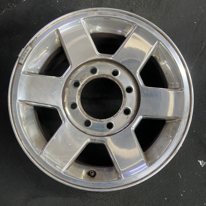 17" DODGE 2500 PICKUP 10-13 17x8, aluminum, 6 spoke, smooth spokes Original OEM - Angle View