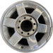17" DODGE 2500 PICKUP 10-13 17x8, aluminum, 6 spoke, smooth spokes Original OEM - Front View