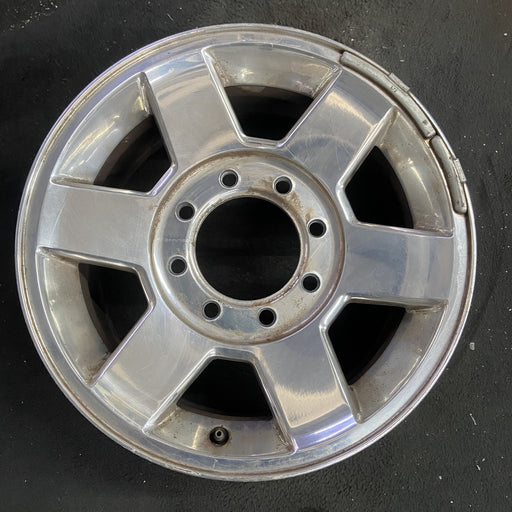 17" DODGE 2500 PICKUP 10-13 17x8, aluminum, 6 spoke, smooth spokes Original OEM - Angle View