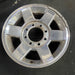 17" DODGE 2500 PICKUP 10-13 17x8, aluminum, 6 spoke, smooth spokes Original OEM - Side Profile