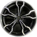 21" X3M 20-21 21x10 5 spoke Y spoke machined black Original OEM Wheel Rim - Front View