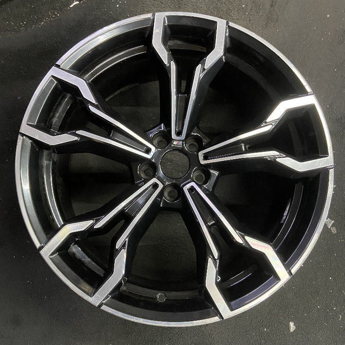 21" X3M 20-21 21x10 5 spoke Y spoke machined black Original OEM Wheel Rim - Additional View