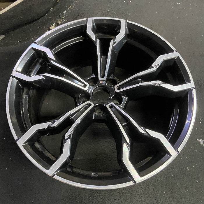 21" X3M 20-21 21x10 5 spoke Y spoke machined black Original OEM Wheel Rim - View 7