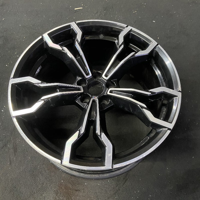 21" X3M 20-21 21x10 5 spoke Y spoke machined black Original OEM Wheel Rim - View 8
