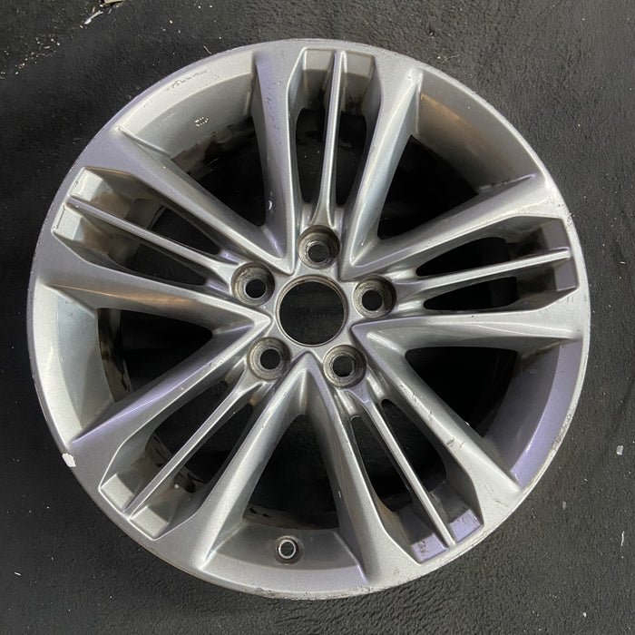 17" CAMRY 15-17 17x7 , 15 spoke Original OEM Wheel Rim - Angle View