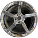 19" CORVETTE 14-15 rear, 19x10, chrome Original OEM Wheel Rim - Front View