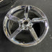 19" CORVETTE 14-15 rear, 19x10, chrome Original OEM Wheel Rim - Side Profile