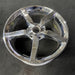19" CORVETTE 14-15 rear, 19x10, chrome Original OEM Wheel Rim - Close-Up Detail