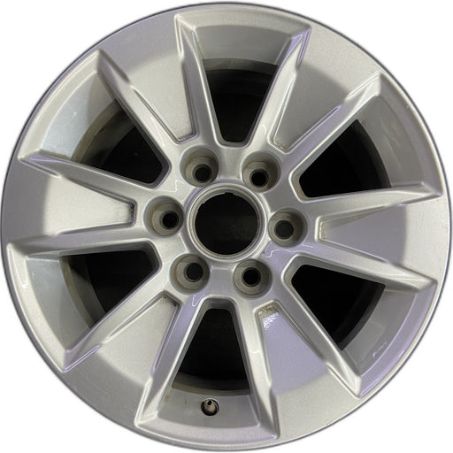 17" SIERRA 1500 PICKUP 19 , 17x8, alloy Original OEM Wheel Rim - Front View