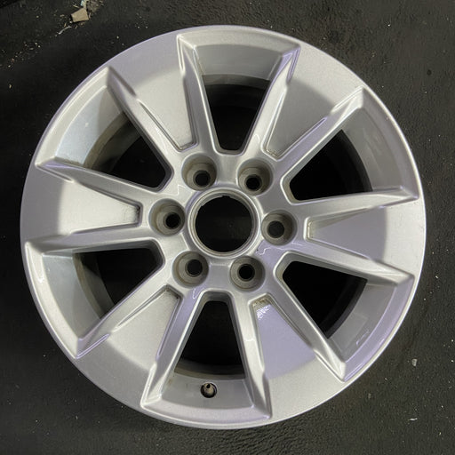17" SIERRA 1500 PICKUP 19 , 17x8, alloy Original OEM Wheel Rim - Angle View