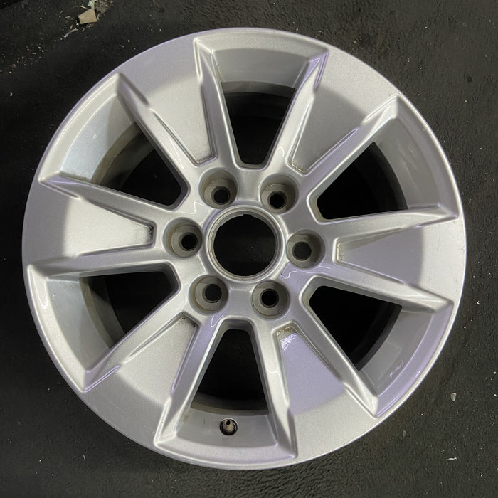 17" SIERRA 1500 PICKUP 19 , 17x8, alloy Original OEM Wheel Rim - Angle View