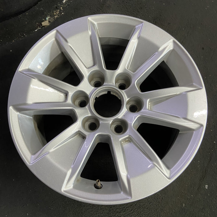 17" SIERRA 1500 PICKUP 19 , 17x8, alloy Original OEM Wheel Rim - Side Profile