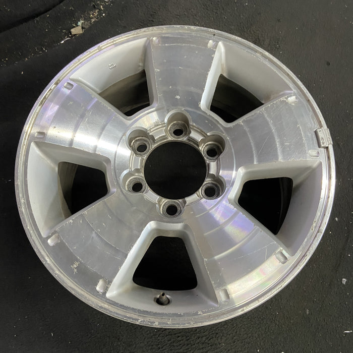 17" TACOMA 05-15 17x7.5, alloy Original OEM Wheel Rim - Side Profile