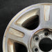17" EXPEDITION 03 17x7.5 5 spoke aluminum inserts in spokes Original OEM Wheel - Side Profile