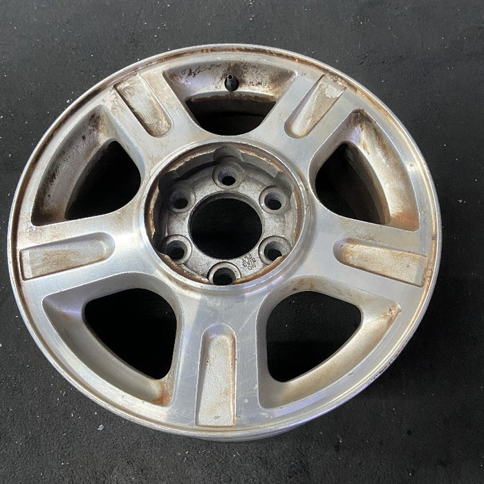 17" EXPEDITION 03 17x7.5 5 spoke aluminum inserts in spokes Original OEM Wheel - View 8