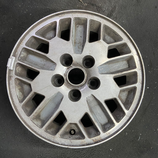 15" CARAVAN 90-91 15x6, aluminum Original OEM Wheel Rim - Angle View