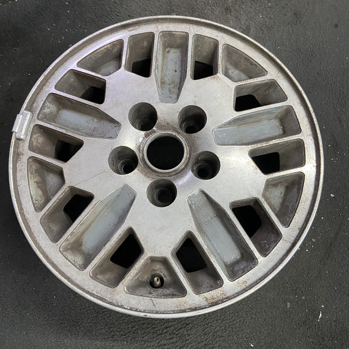 15" CARAVAN 90-91 15x6, aluminum Original OEM Wheel Rim - Side Profile