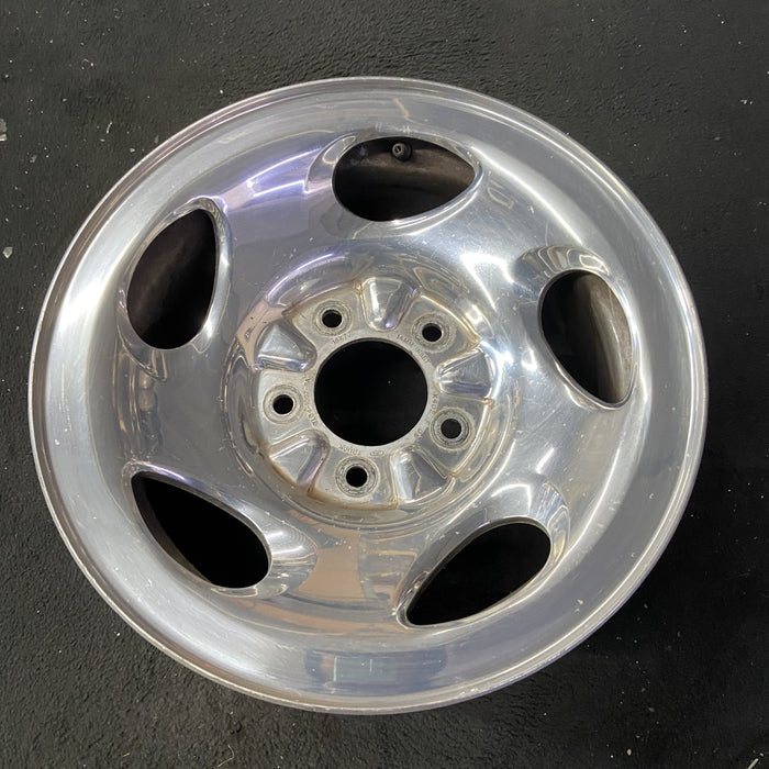 16" FORD F150 PICKUP 00 12mm lugs , 16x7, aluminum, 5 ovals spokes Original OEM - Close-Up Detail