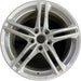 18" CORVETTE 16-19 front, 18x8.5, silver Original OEM Wheel Rim - Front View