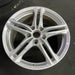 18" CORVETTE 16-19 front, 18x8.5, silver Original OEM Wheel Rim - Side Profile
