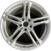 19" CORVETTE 16-17 rear, 19x10, silver Original OEM Wheel Rim - Front View
