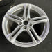19" CORVETTE 16-17 rear, 19x10, silver Original OEM Wheel Rim - Side Profile