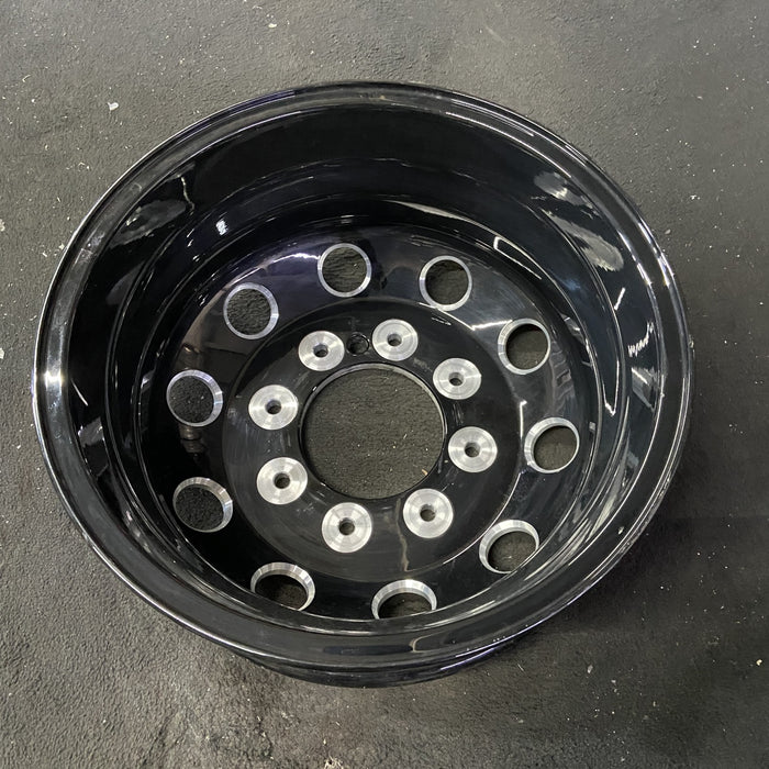 17" DODGE 3500 PICKUP 20-21 Pickup, DRW, , aluminum, rear, machined Original - Close-Up Detail