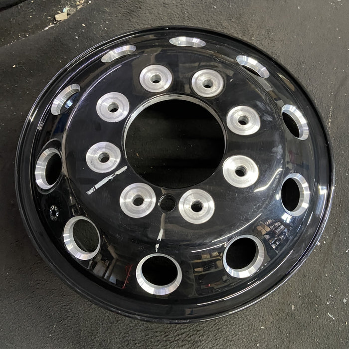 17" DODGE 3500 PICKUP 20-21 Pickup, DRW, , aluminum, front, machined Original - Side Profile
