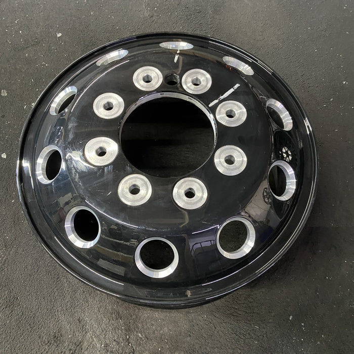 17" DODGE 3500 PICKUP 20-21 Pickup, DRW, , aluminum, front, machined Original - Close-Up Detail