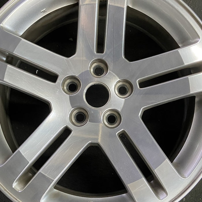 18" CHARGER 06 18x7.5 10 spoke 5 pairs polished w/o black accent Original OEM - Angle View