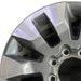 20" SILVERADO 2500 PICKUP 21-23 20x8.5 10 spoke machined gray opt Q86 dark gray - Angle View