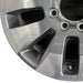 20" SILVERADO 2500 PICKUP 21-23 20x8.5 10 spoke machined gray opt Q86 dark gray - Back View