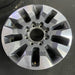 20" SILVERADO 2500 PICKUP 21-23 20x8.5, 10 spoke, machined gray Original OEM - Side Profile