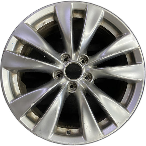 18" INFINITI M37 11-13 18x8 , 10 spoke, silver Original OEM Wheel Rim - Front View