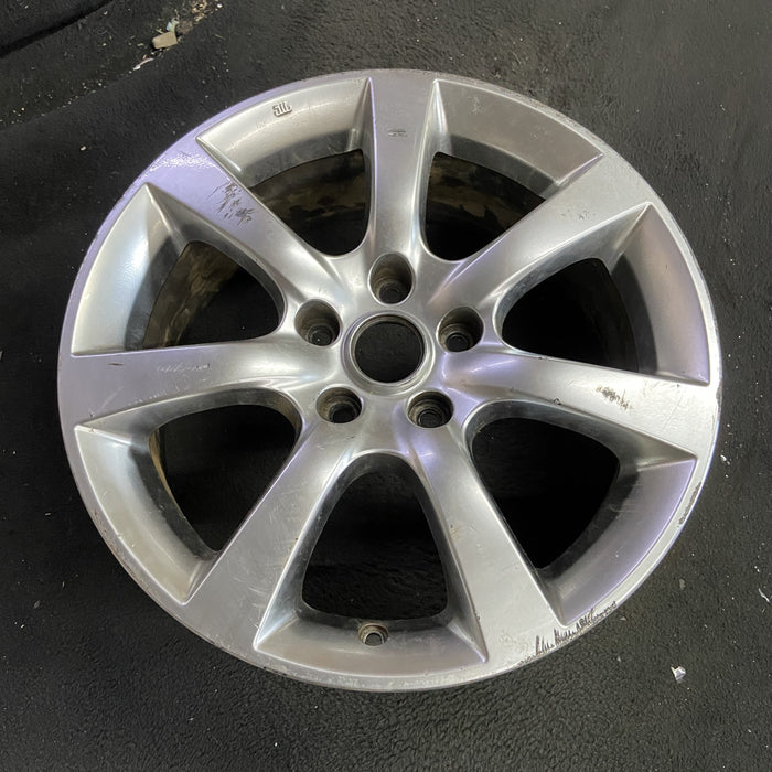 17" INFINITI G35 05-06 17x7 , 7 spoke Original OEM Wheel Rim - Side Profile