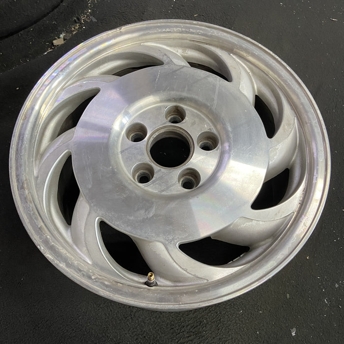 17" CORVETTE 93-95 exc. ZR1; 17x8.5 , R. Original OEM Wheel Rim - Side Profile