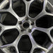 20" 300 15-18 20x8 alloy 7 Y spoke hyper black Original OEM Wheel Rim - Angle View