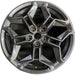 20" CHARGER 24-26 20x9, black Original OEM Wheel Rim - Front View