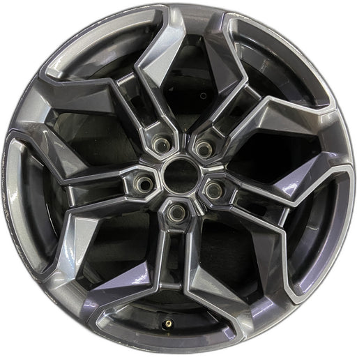 20" CHARGER 24-26 20x9, black Original OEM Wheel Rim - Front View