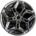 20" CHARGER 24-26 20x9, black Original OEM Wheel Rim - Front View